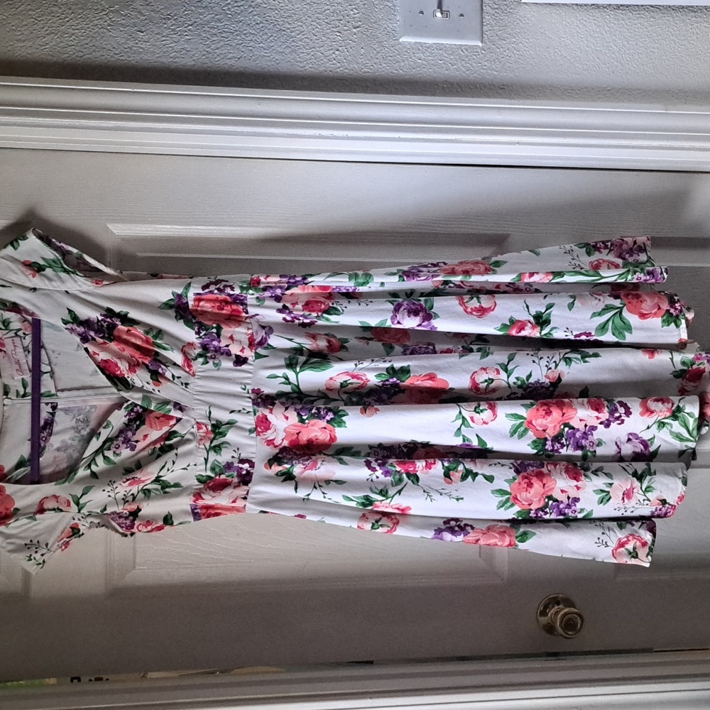 Floral Fit & Flare Dress